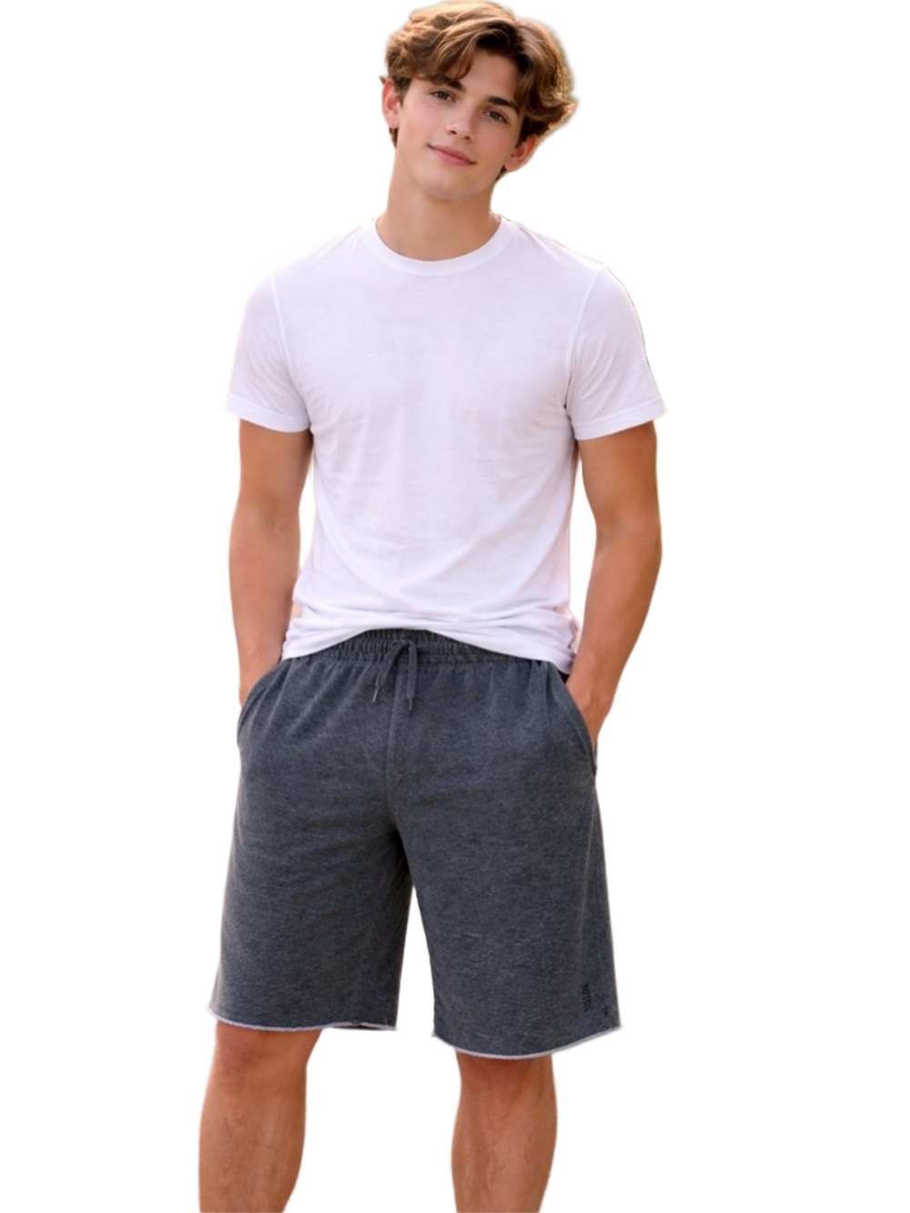 valor men’s grey casual lounge shorts